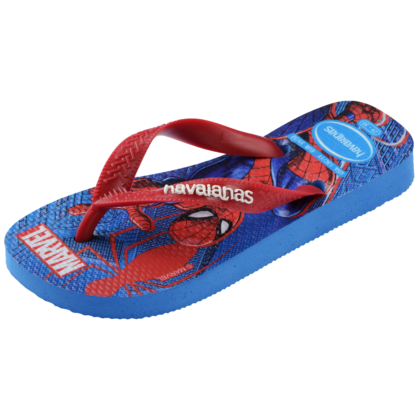 Chinelo Havaianas Infantil Top Marvel II Homem Aranha