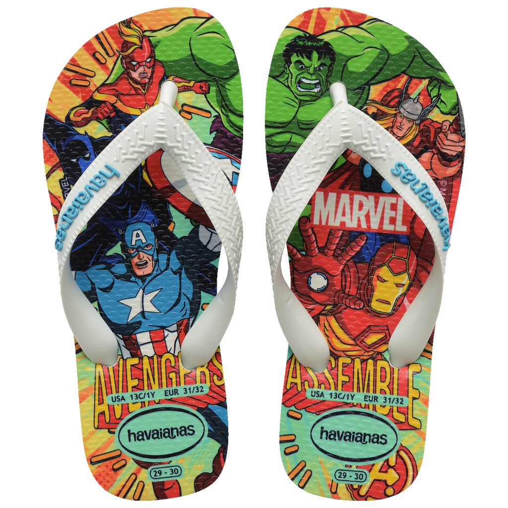 Chinelo Havaianas Infantil Top Marvel II Vingadores