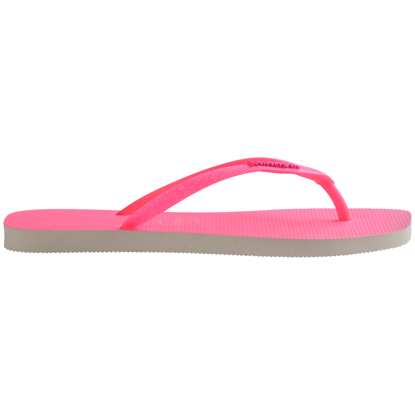 Chinelo Havaianas Slim Square Glitter Neon