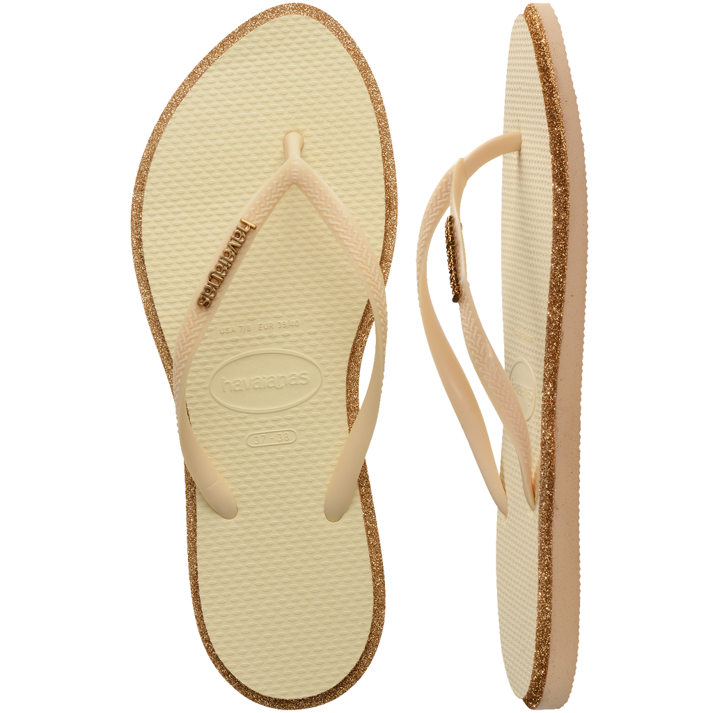Chinelo Havaianas Slim Point Glitter