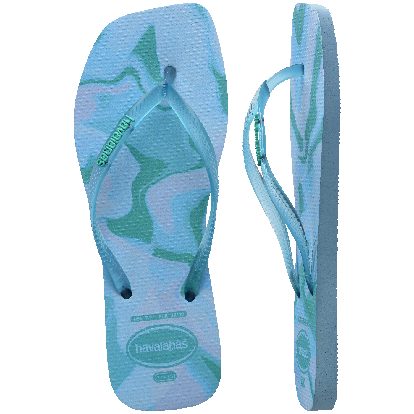 Chinelo Havaianas Slim Square Jelly