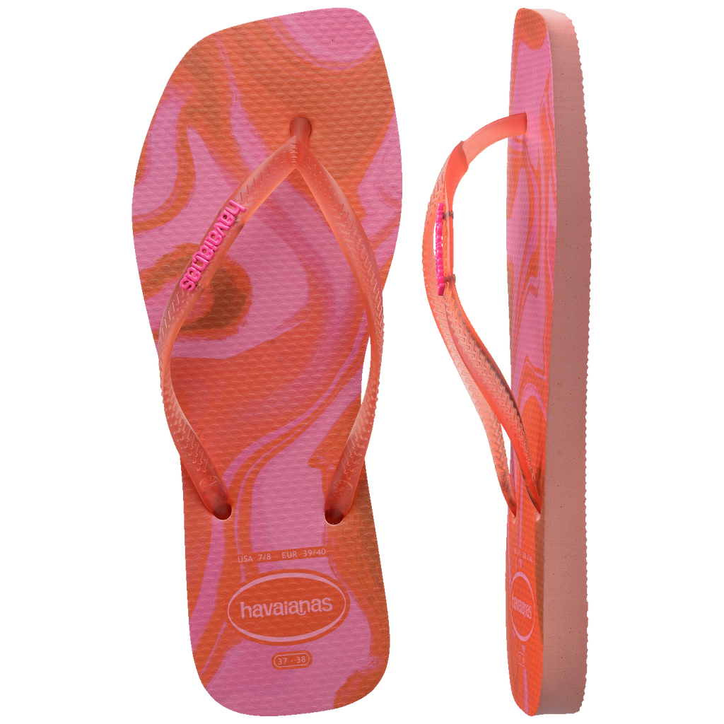Chinelo Havaianas Slim Square Jelly