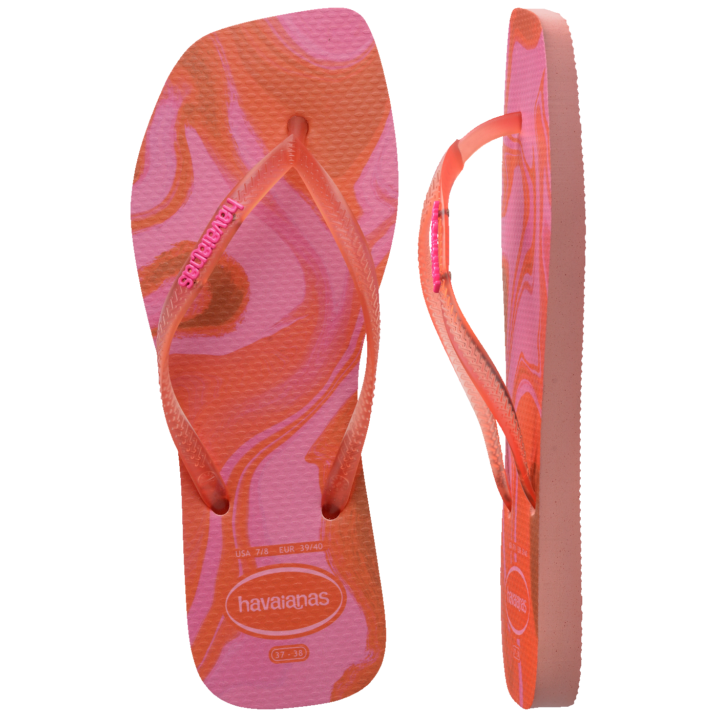 Chinelo Havaianas Slim Square Jelly