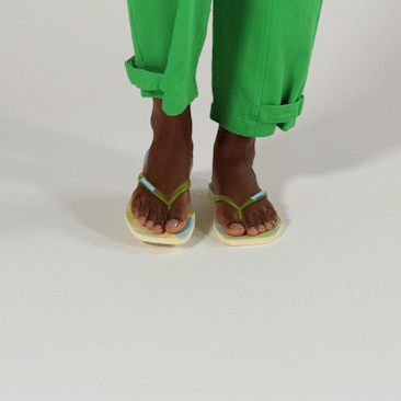 Chinelo Havaianas Slim Square Jelly