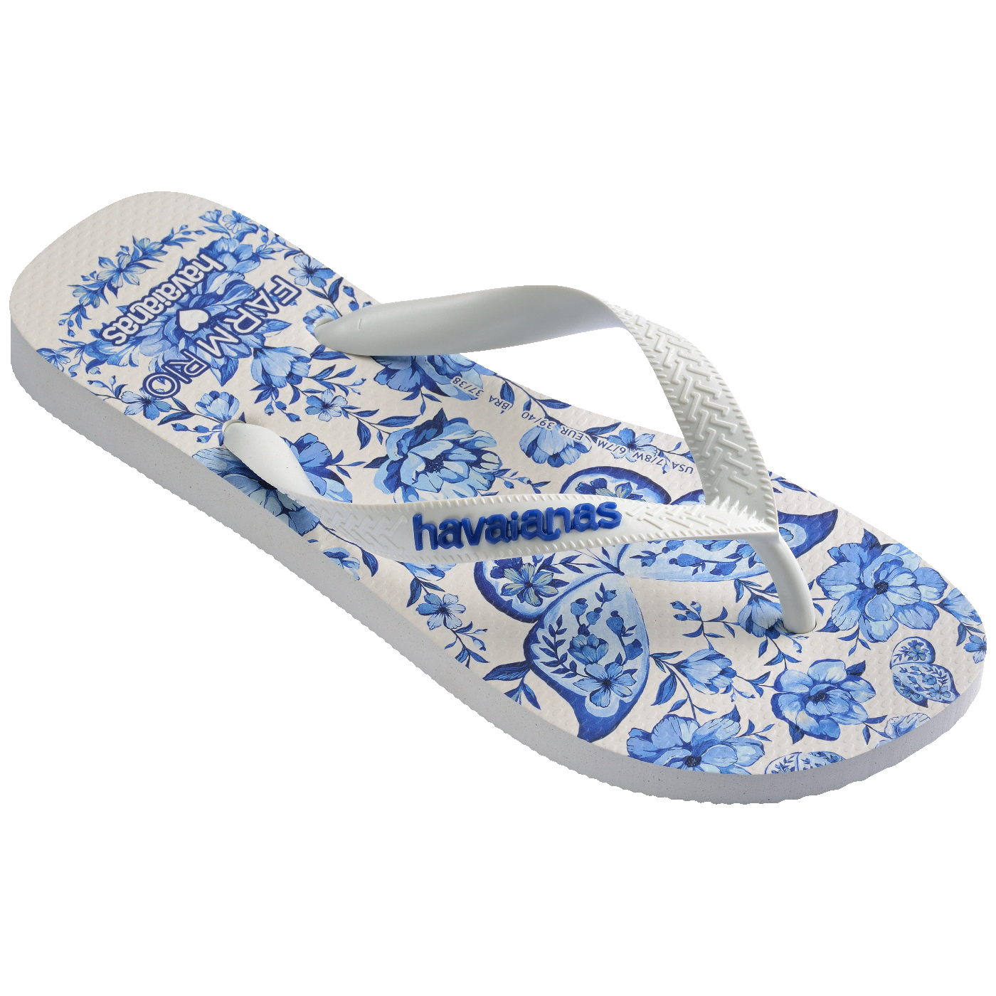 Chinelo Havaianas Farm Jardim de Porcelana