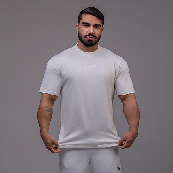 CAMISETA OVERSIZED DRAGON – OFF WHITE