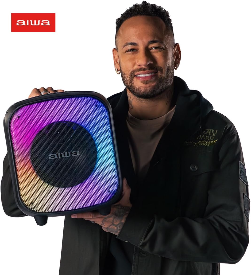 Caixa De Som PartyBox AIWA PB-07 Bluetooth