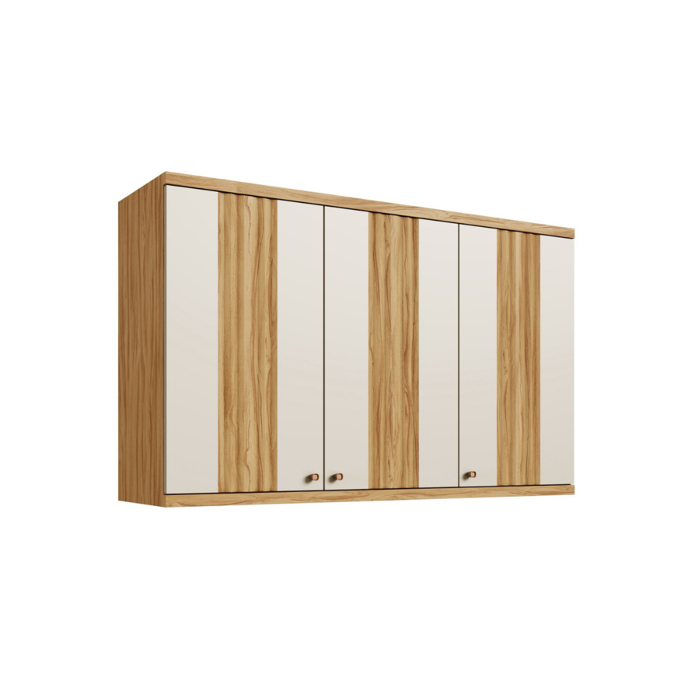 Armário Aéreo de Cozinha 2 Portas 80 Cm Canelado Sauvignon Ronipa