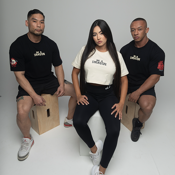 CAMISETA BE A DRAGON OVERSIZED PRETA