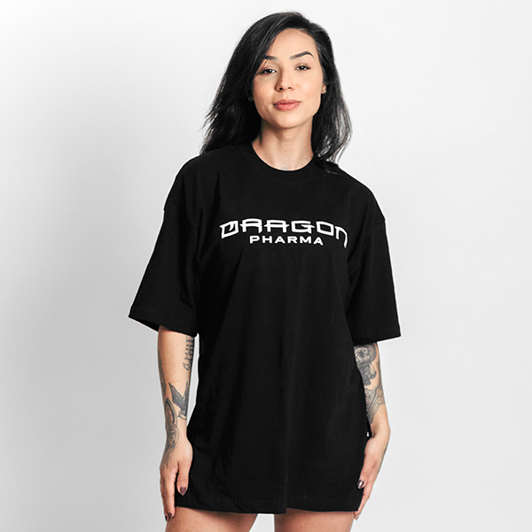 CAMISETA OVERSIZED DRAGON PRETA