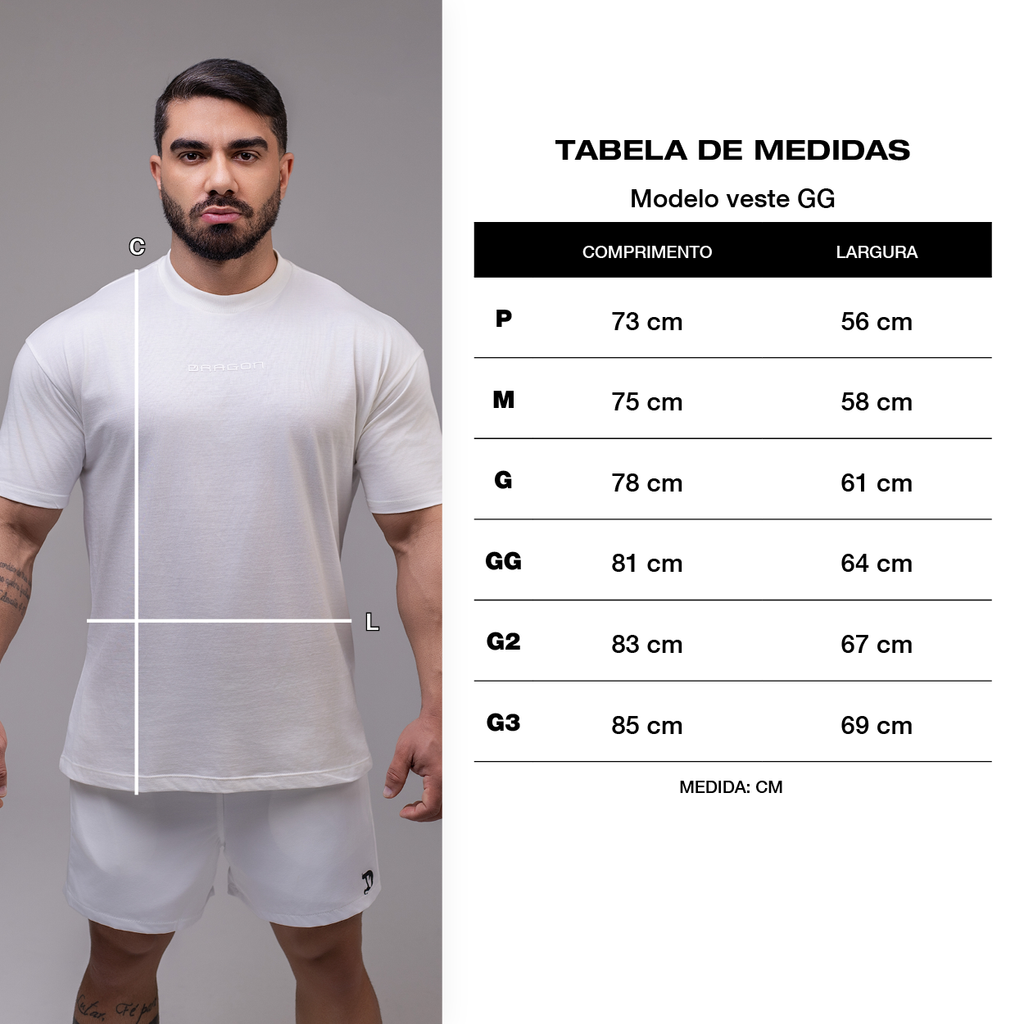 CAMISETA OVERSIZED DRAGON – OFF WHITE