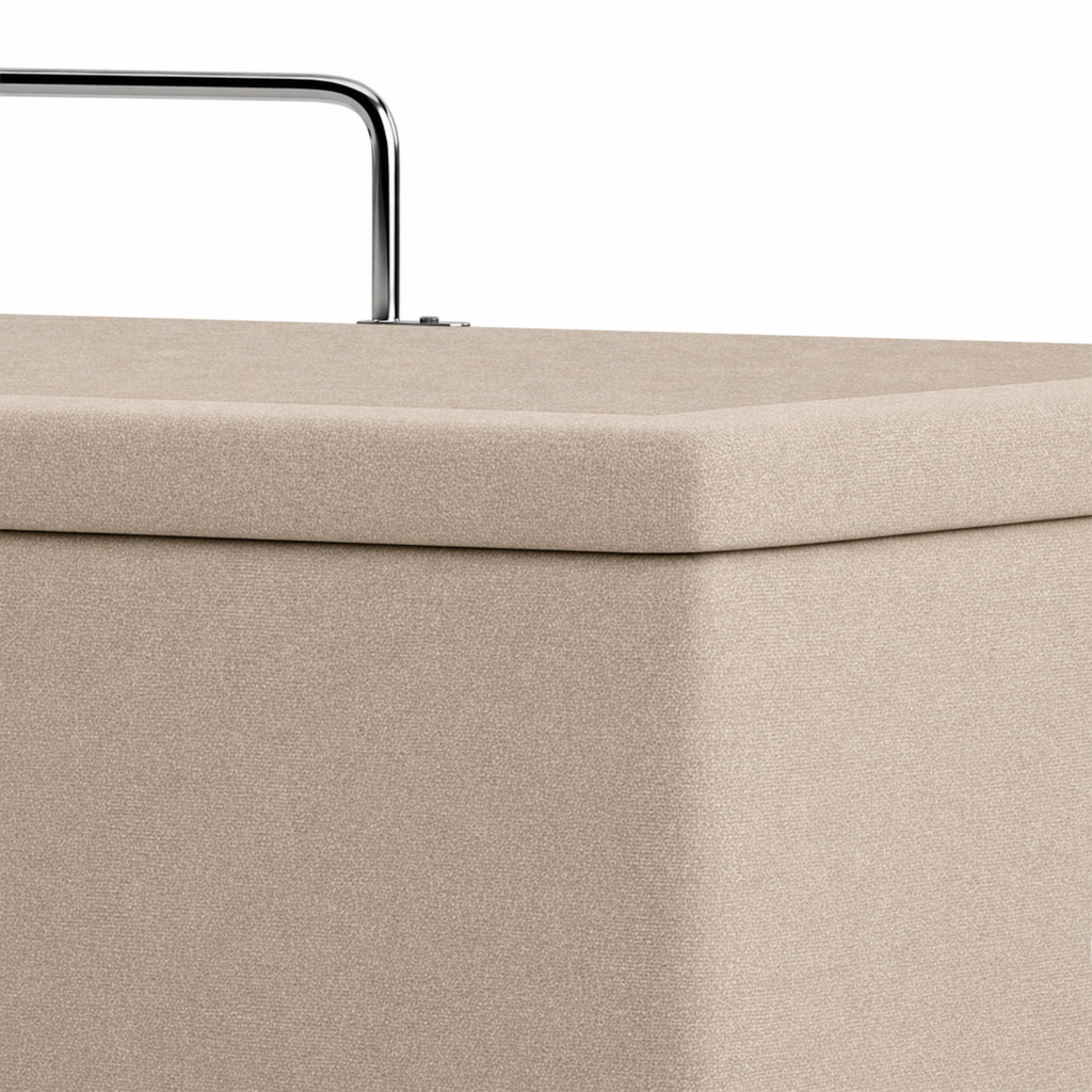 Base Baú Para Cama de Solteiro 88x188 Ortobom Physical com Pistão e Espaço Interno