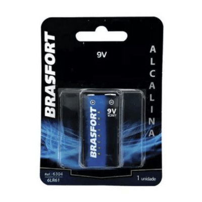 Bateria Alcalina 9v Brasfort