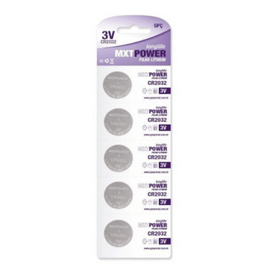 Bateria 2032 3v MXT 5 unidades