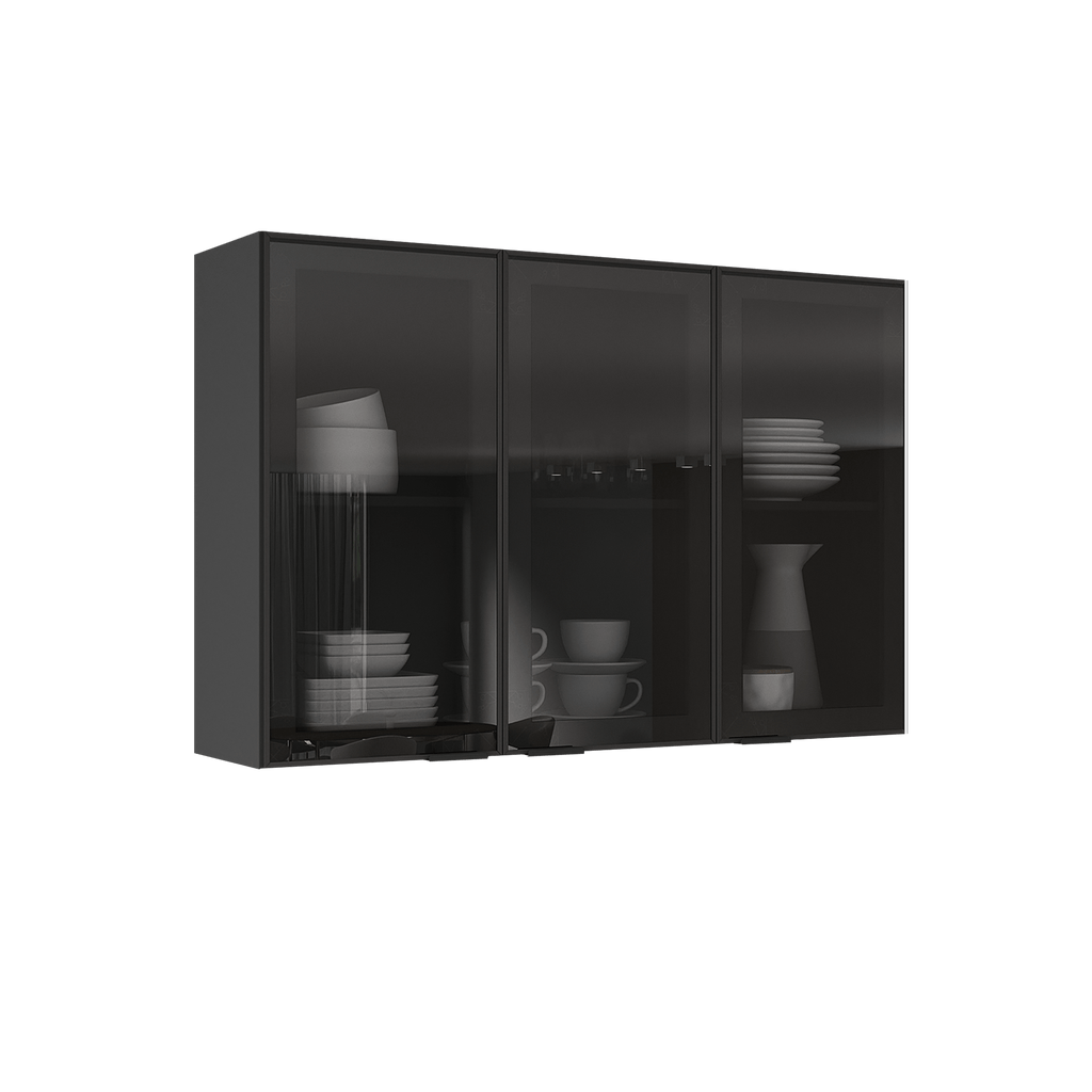 Armário aéreo 120cm 3 Portas Lúmina Itatiaia