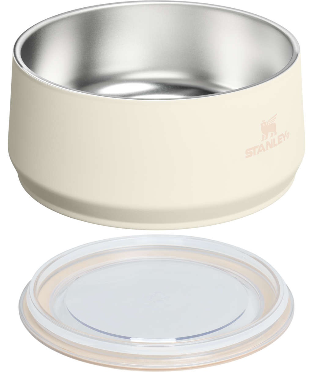Bebedouro e Comedouro Pet Bowl Cream | 1.4L