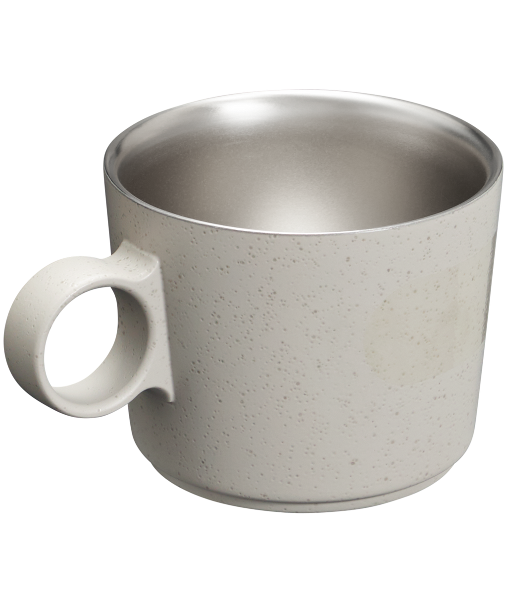 Caneca Daybreak Cappuccino com Pires Ash Bronze | 192ML