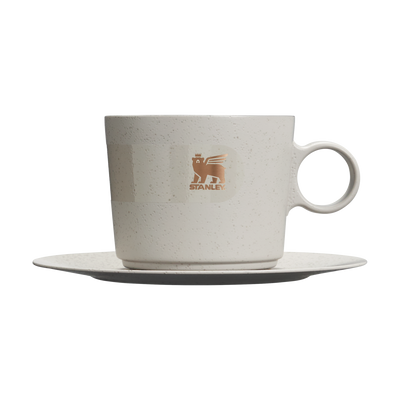Caneca Daybreak Cappuccino com Pires Ash Bronze | 192ML