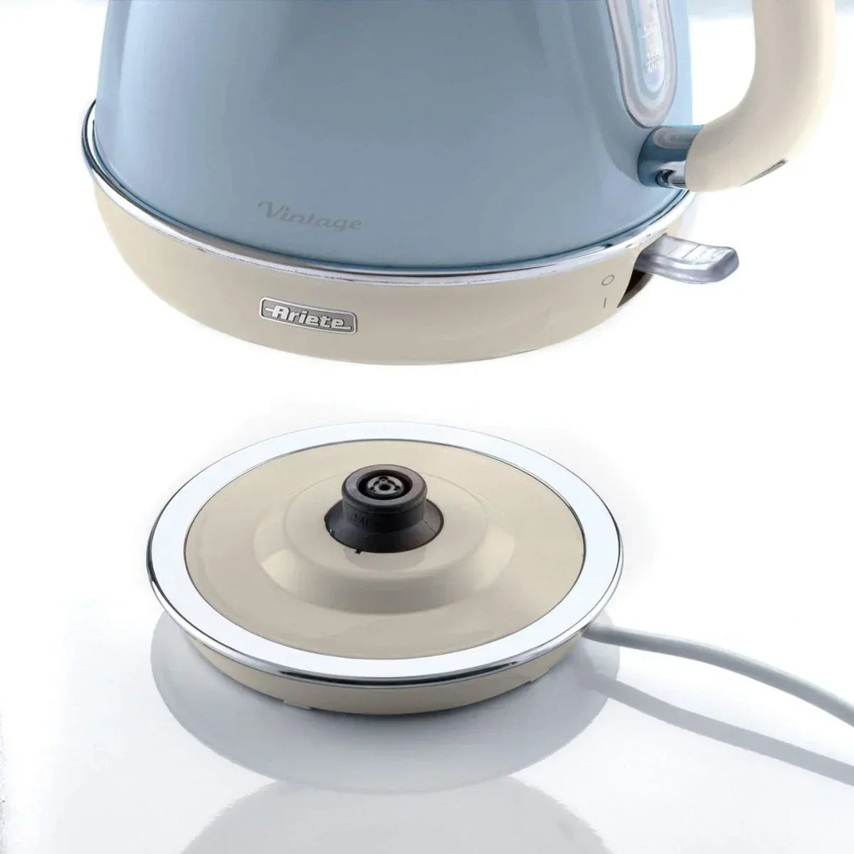 Chaleira Elétrica Vintage Azul 1,7L 360º 127V 1500W Ariete
