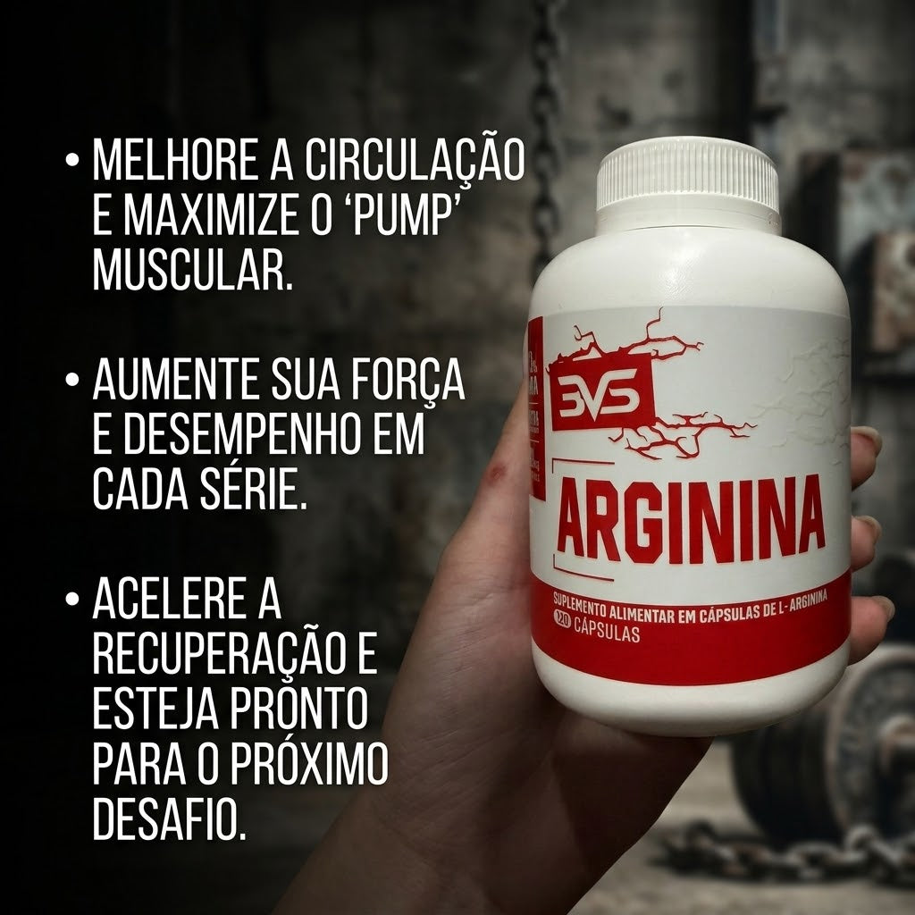 Arginina 120 Cápsulas
