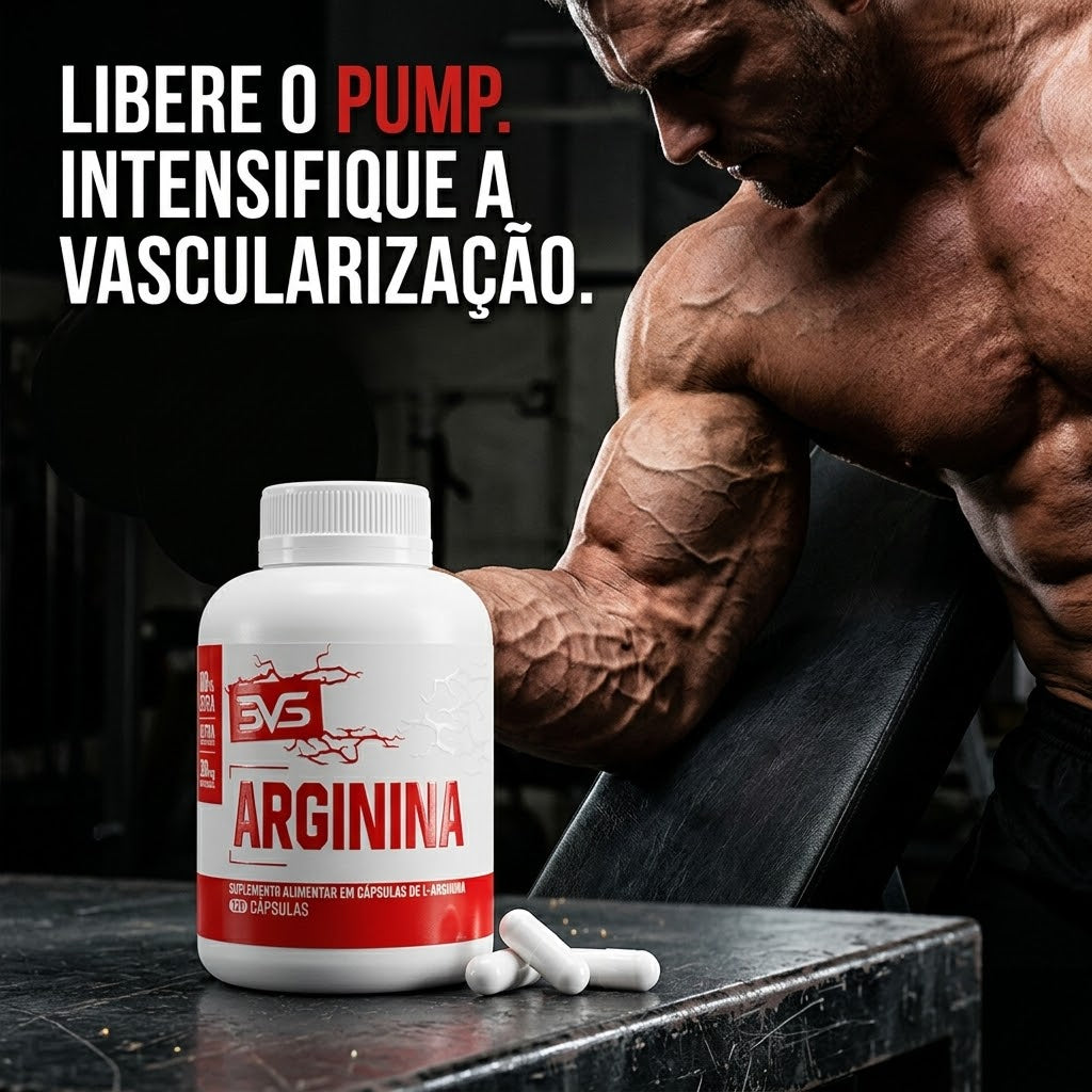 Arginina 120 Cápsulas