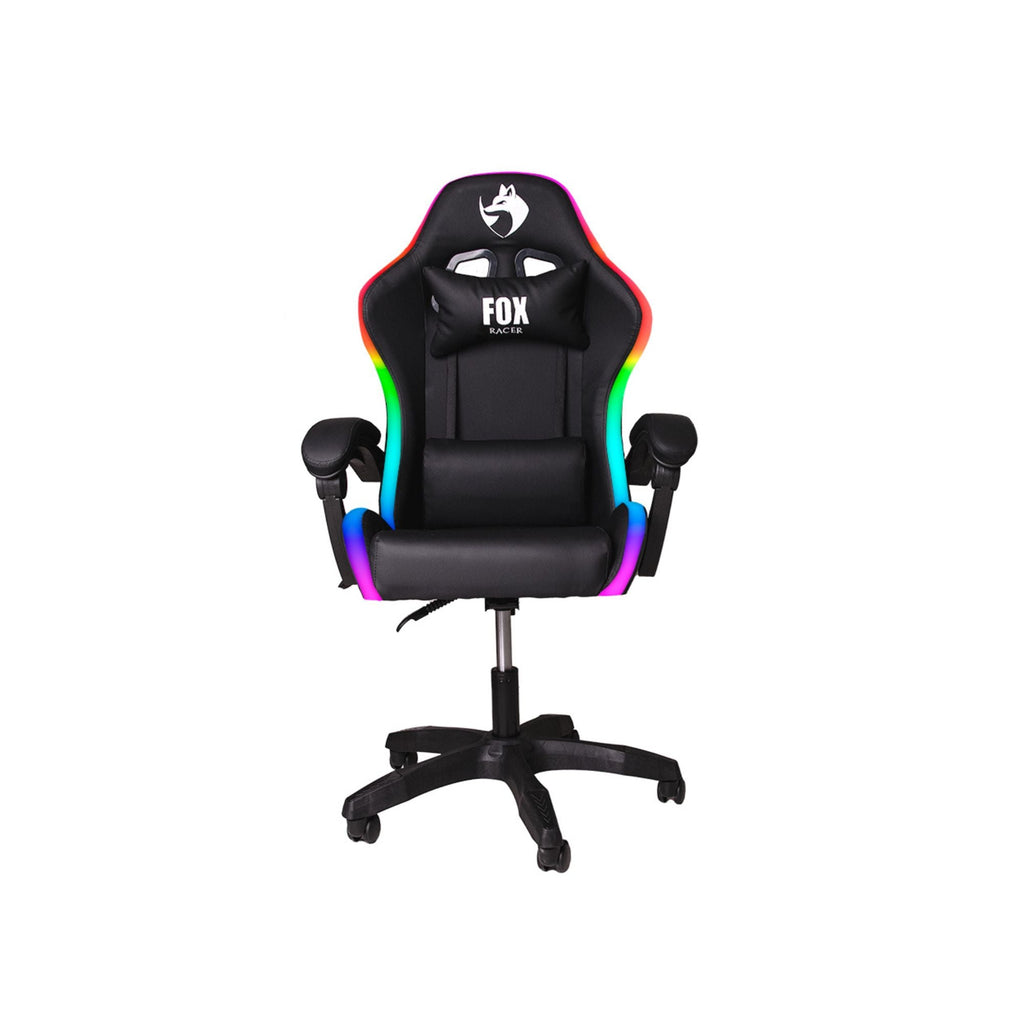CADEIRA GAMER FOX RACER RGB NORDIC PRETO