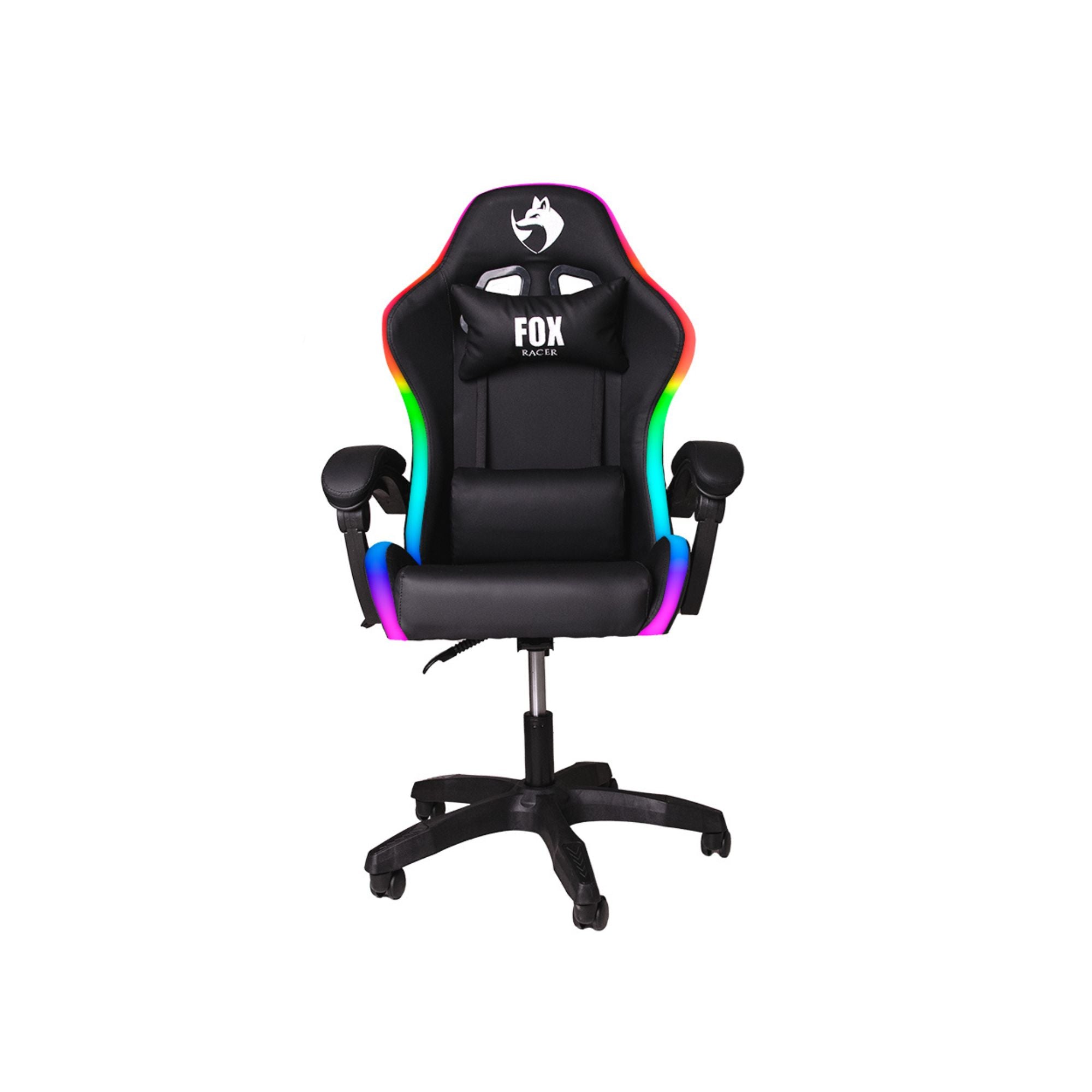 CADEIRA GAMER FOX RACER RGB NORDIC PRETO