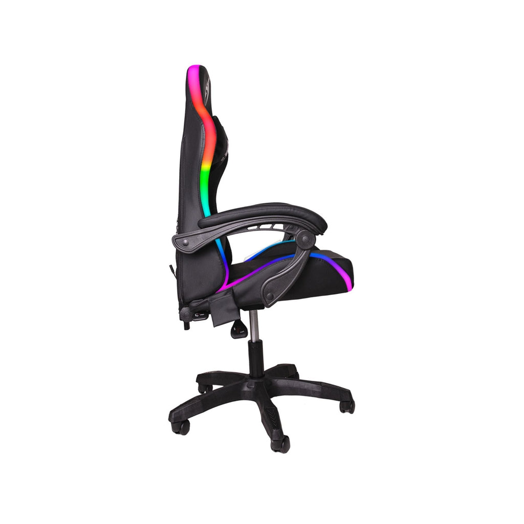 CADEIRA GAMER FOX RACER RGB NORDIC PRETO