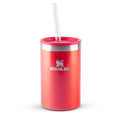 Can Cooler com canudo Stanley Apple Shimmer | 296ML