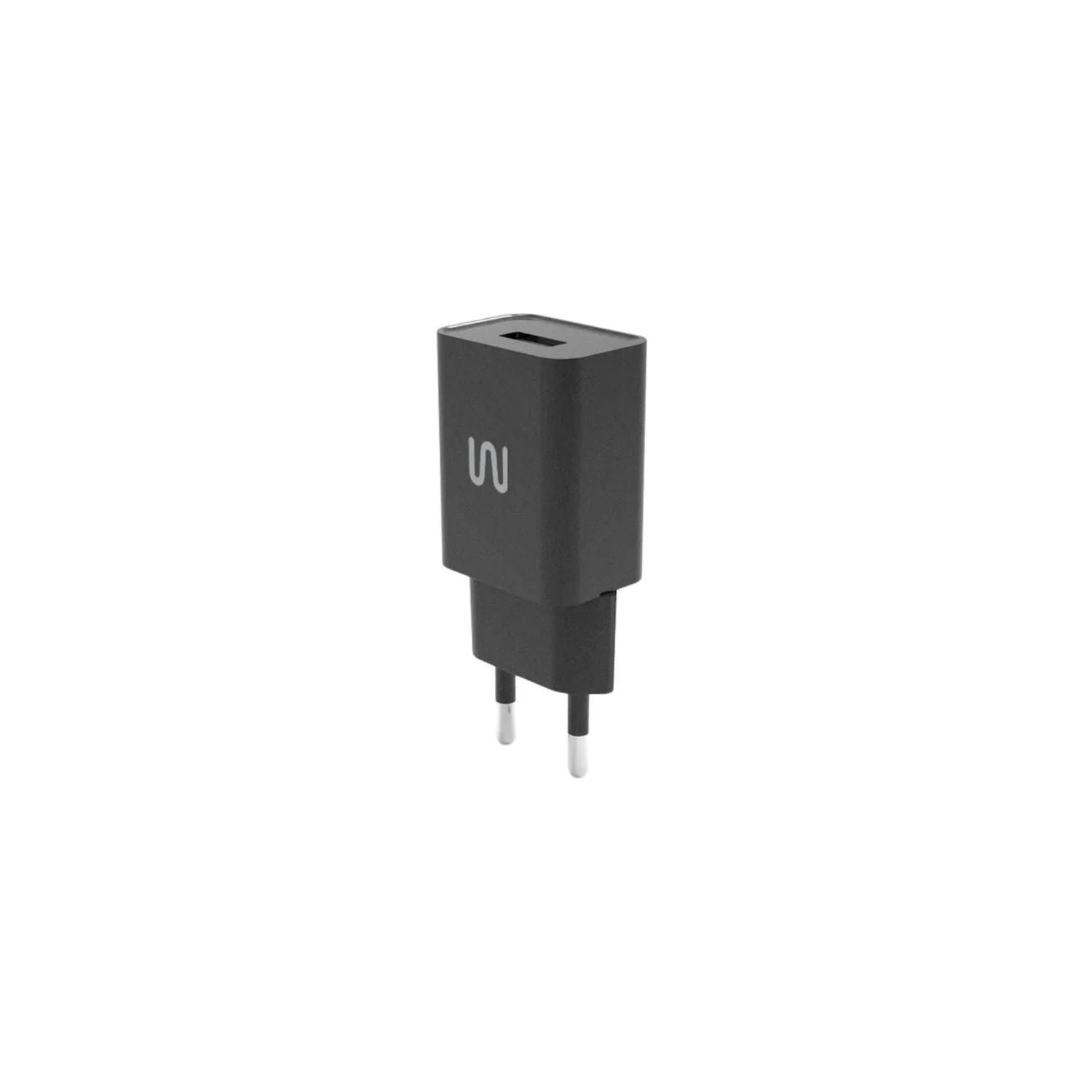 CARREGADOR DE PAREDE USB PRETO 5W