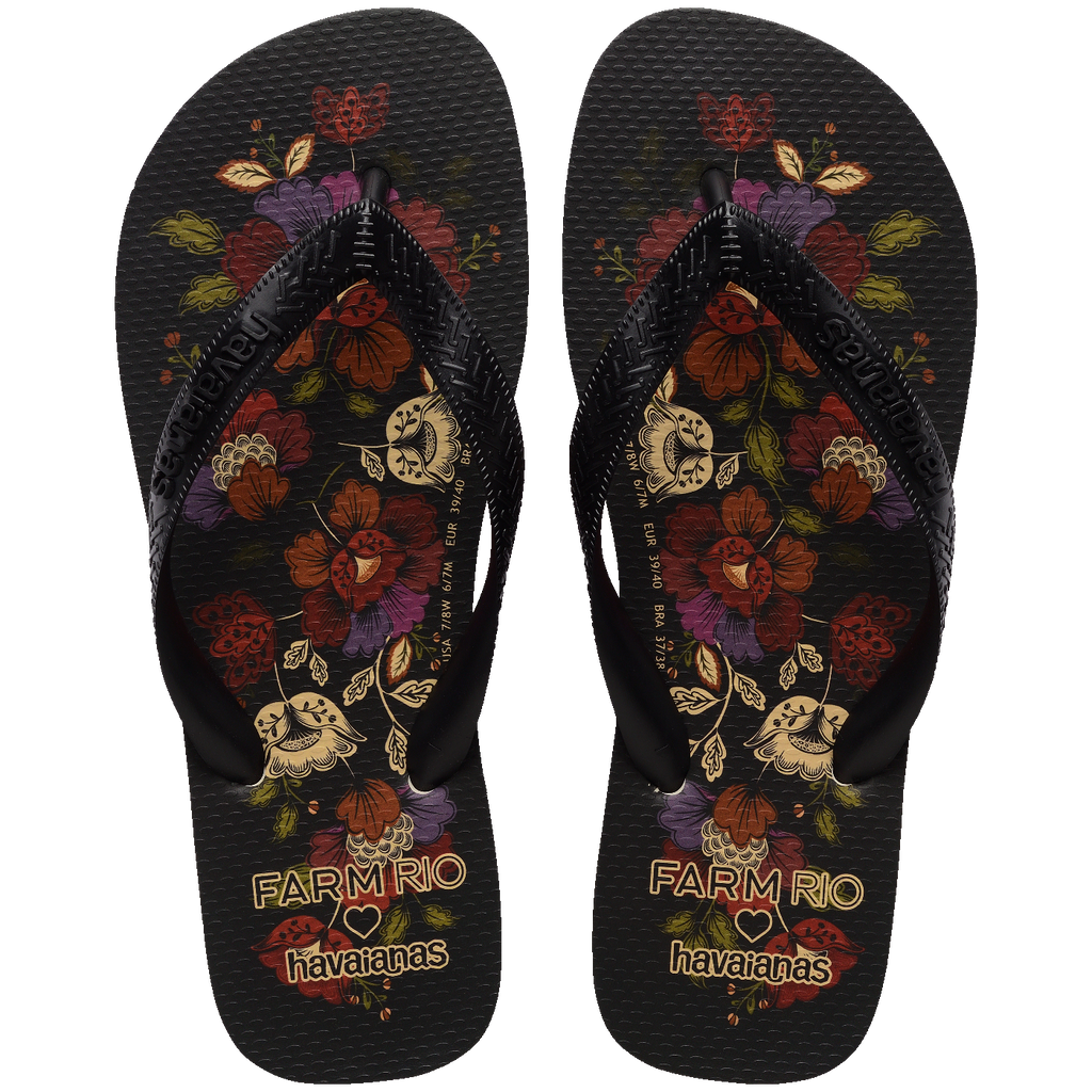 Chinelo Havaianas Farm Flor de Fita