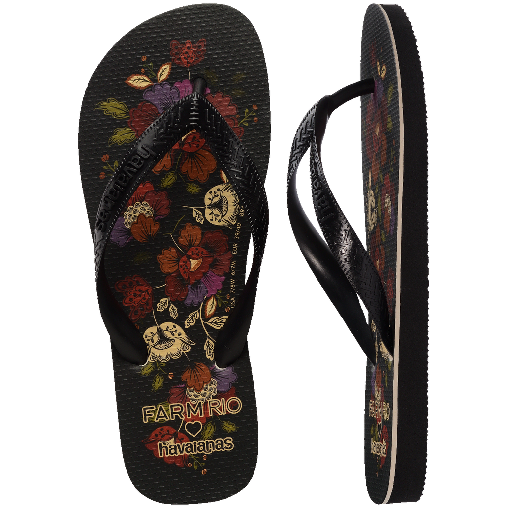 Chinelo Havaianas Farm Flor de Fita