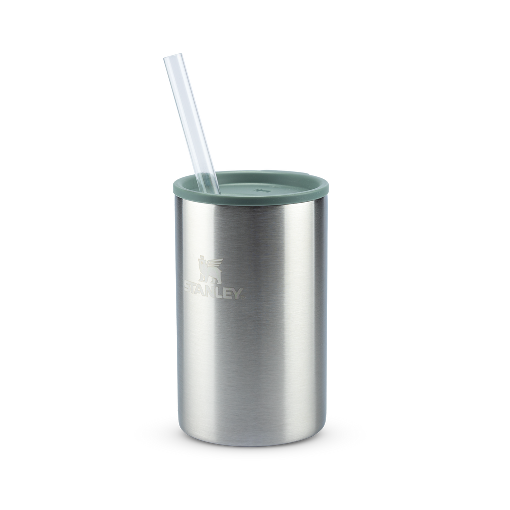 Can Cooler com canudo Stainless Steel Shale | 296ML