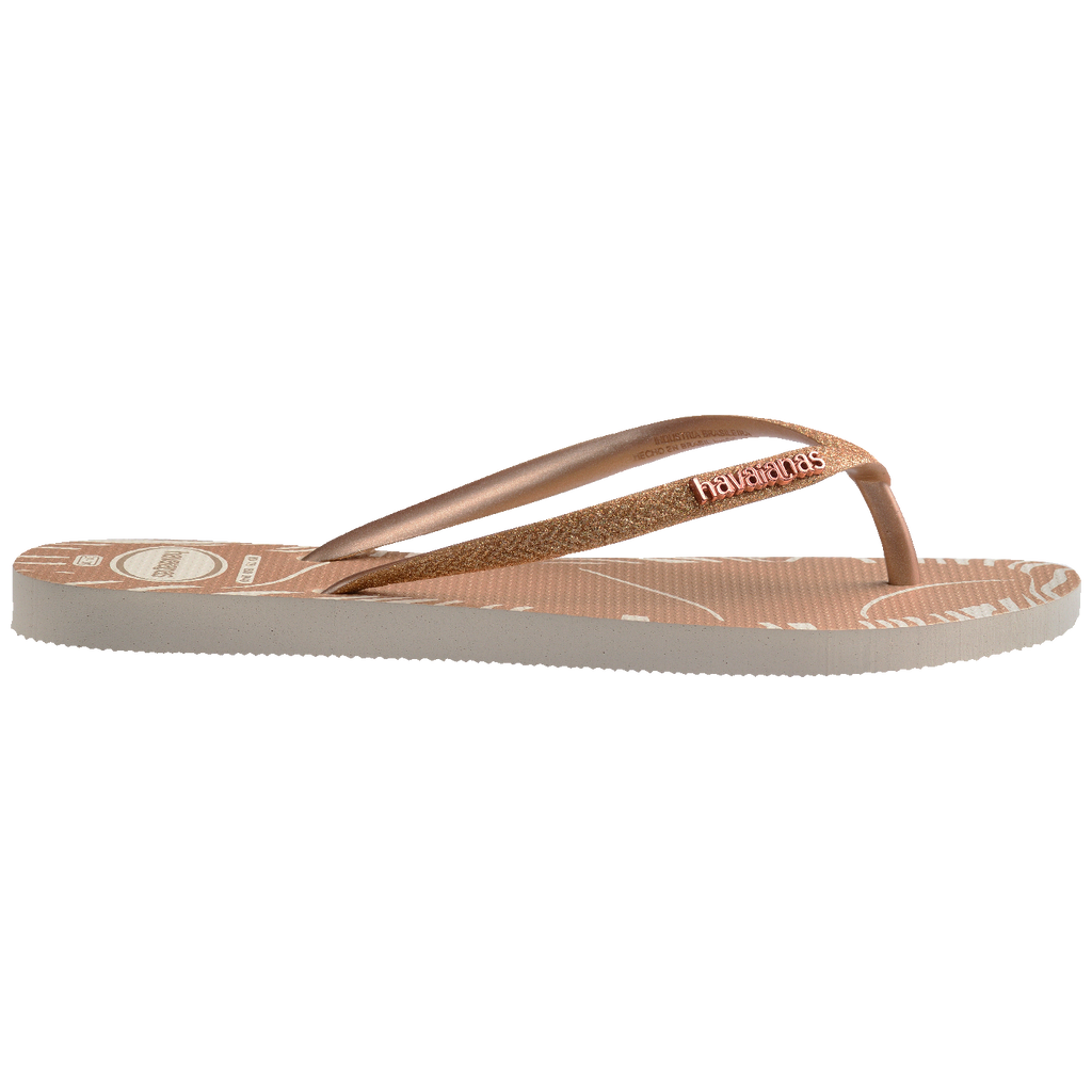 Chinelo Havaianas Slim Glitter Edge
