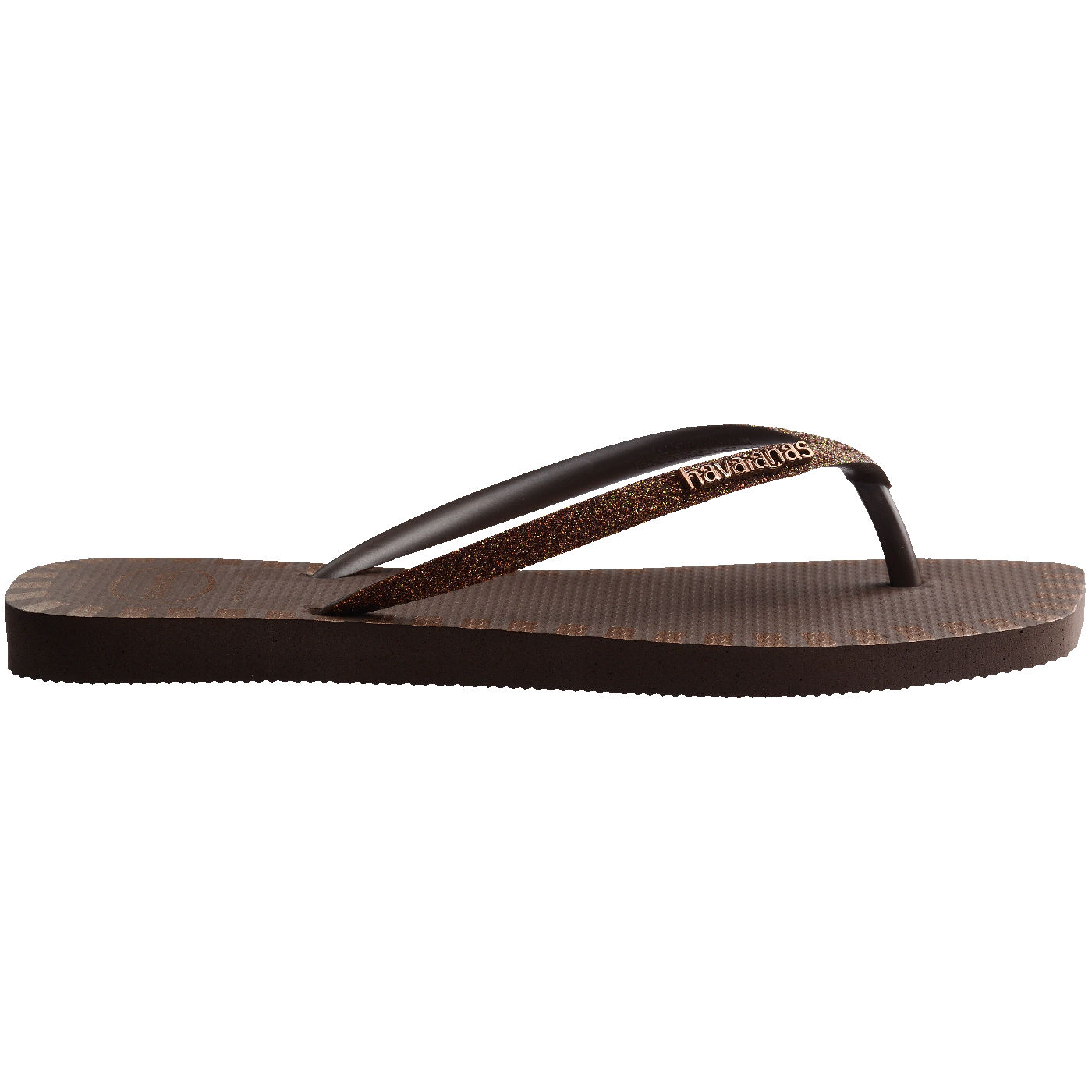 Chinelo Havaianas Slim Square Glitter Contour