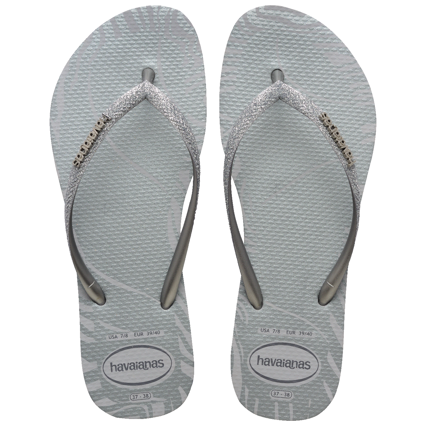 Chinelo Havaianas Slim Glitter Edge