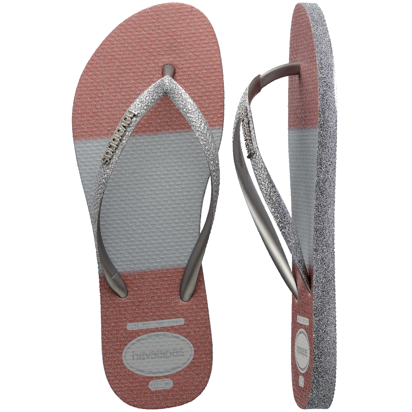 Chinelo Havaianas Slim Glitter Glam