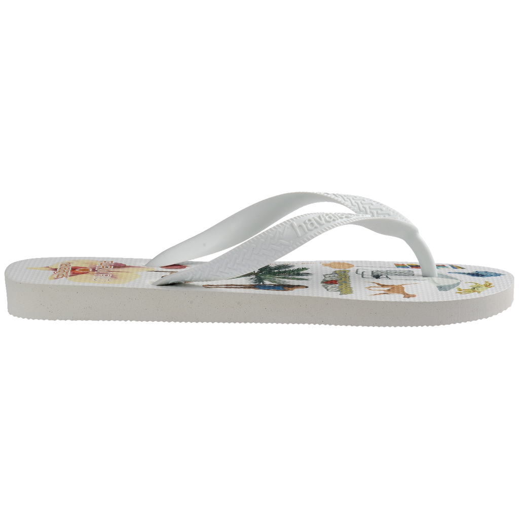 Chinelo Havaianas Farm Colagem Carioca
