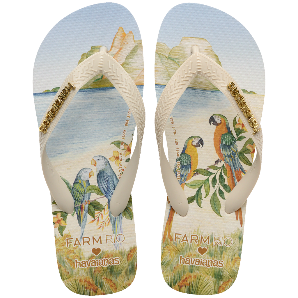 Chinelo Havaianas Farm Rio Antigo