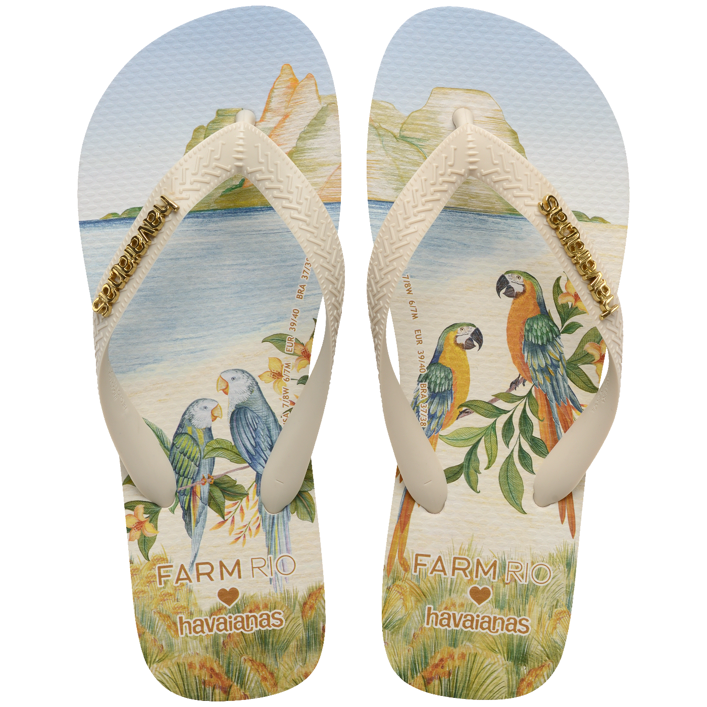 Chinelo Havaianas Farm Rio Antigo