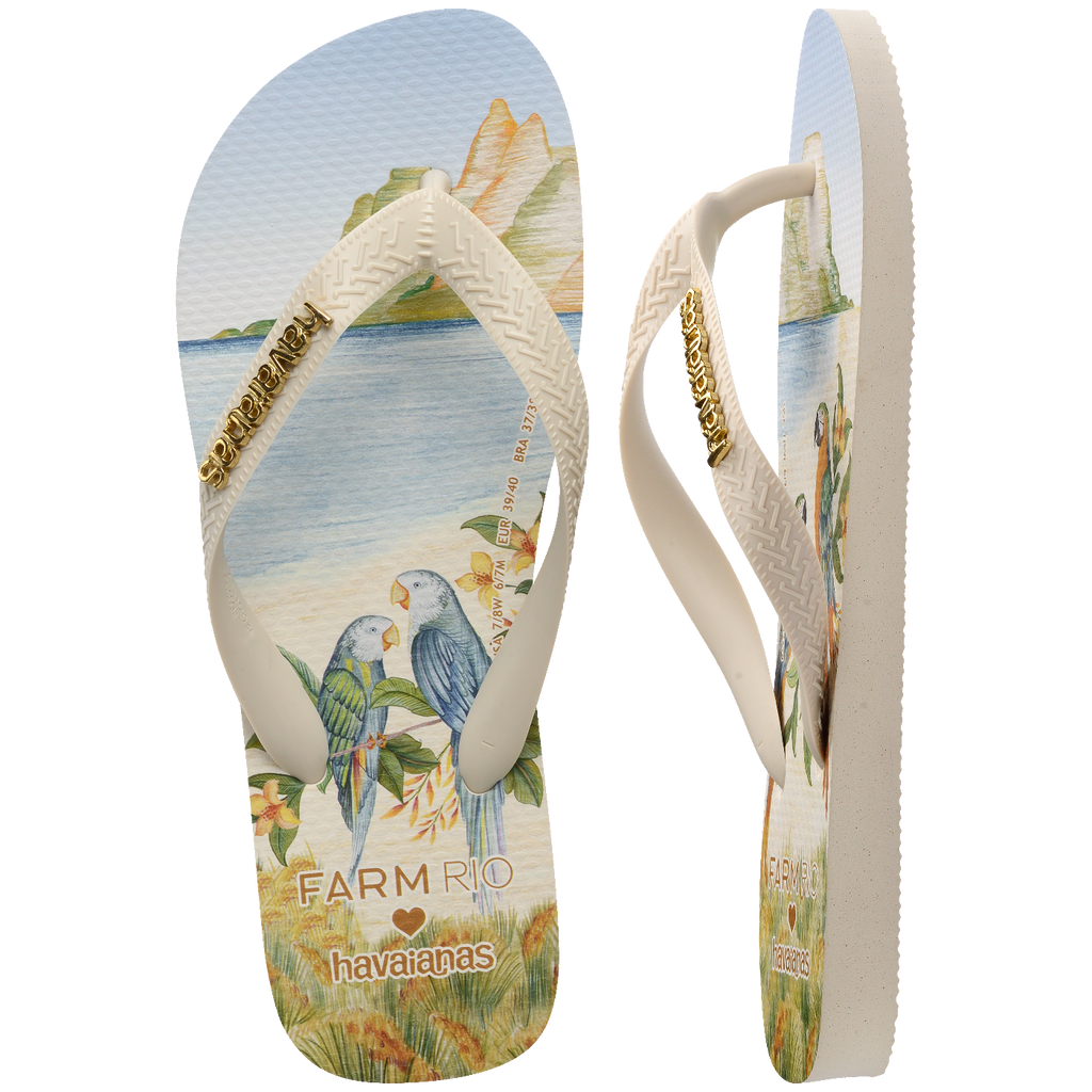 Chinelo Havaianas Farm Rio Antigo