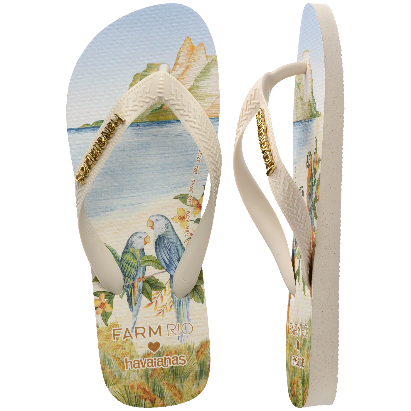 Chinelo Havaianas Farm Rio Antigo