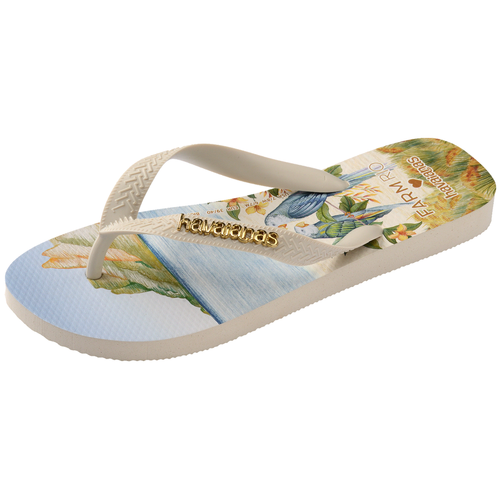 Chinelo Havaianas Farm Rio Antigo