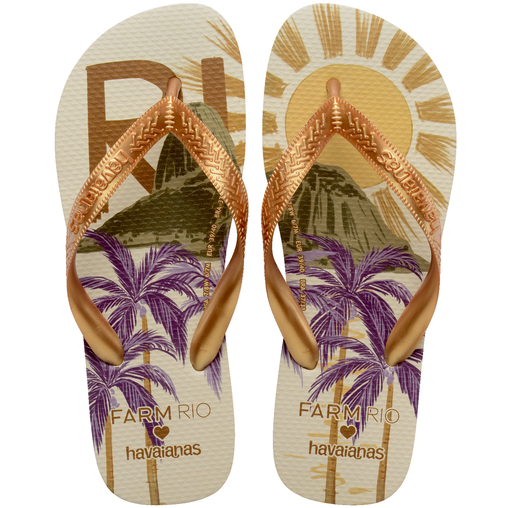 Chinelo Havaianas Farm Rio