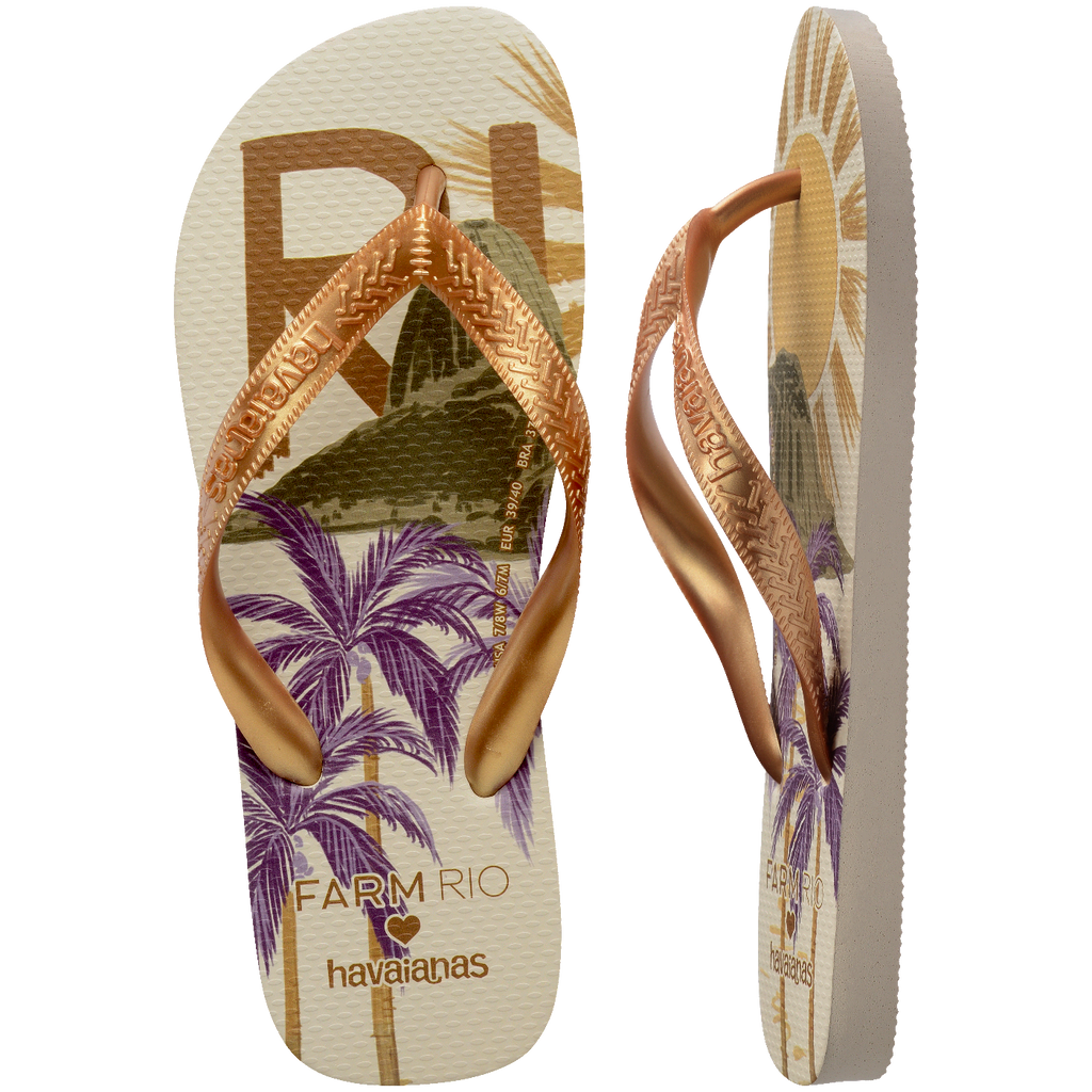 Chinelo Havaianas Farm Rio