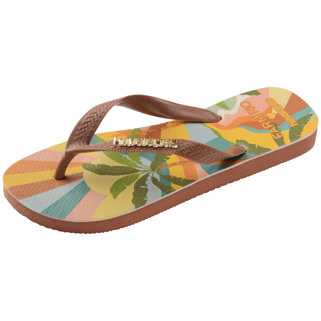 Chinelo Havaianas Farm Paisagem Carioca