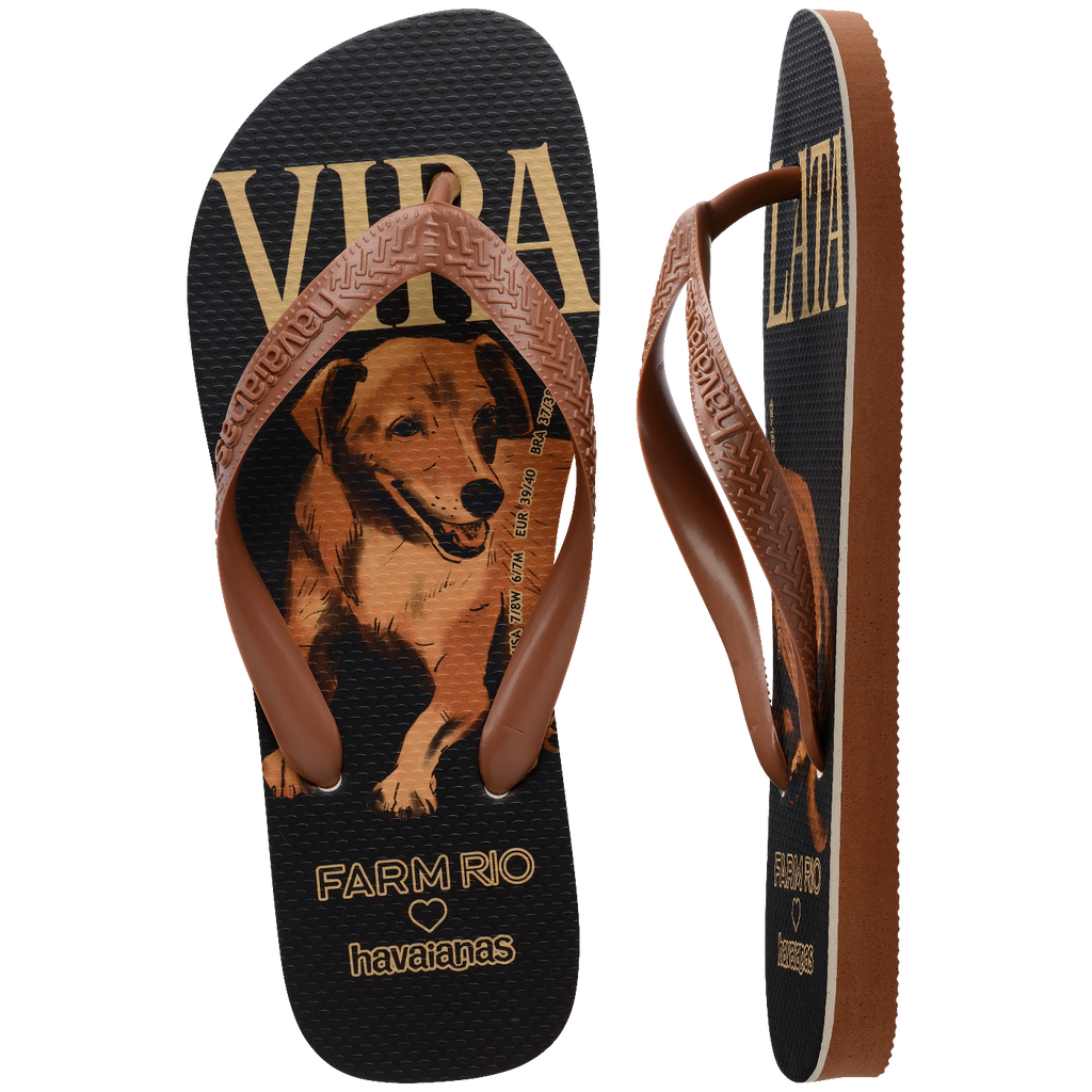 Chinelo Havaianas Farm Vira Lata