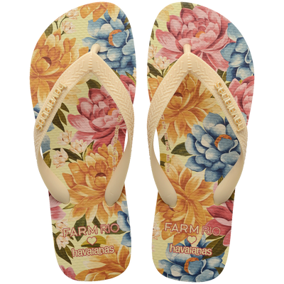 Chinelo Havaianas Farm Floral Beca